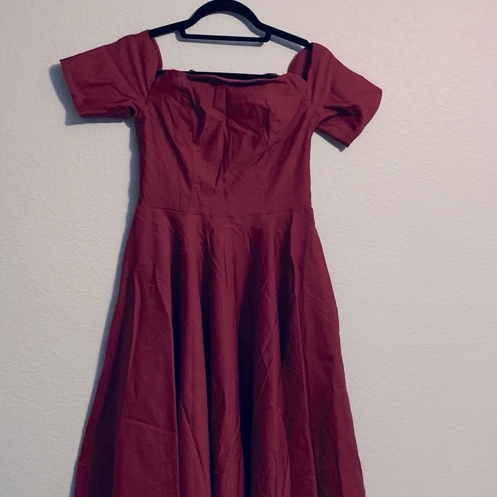 Belle Poque Off shoulder swing dress